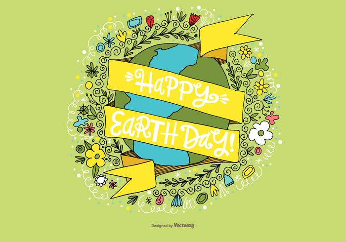 Glad Earth Day Vector