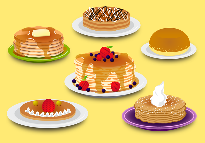 Gratis Pannkaka Vector