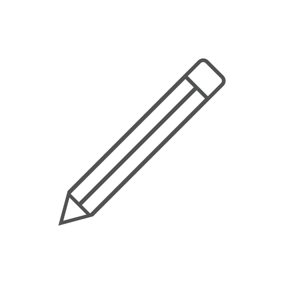 Stift, Bleistiftsymbole. Symbolsatz für Zeichenwerkzeuge vektor