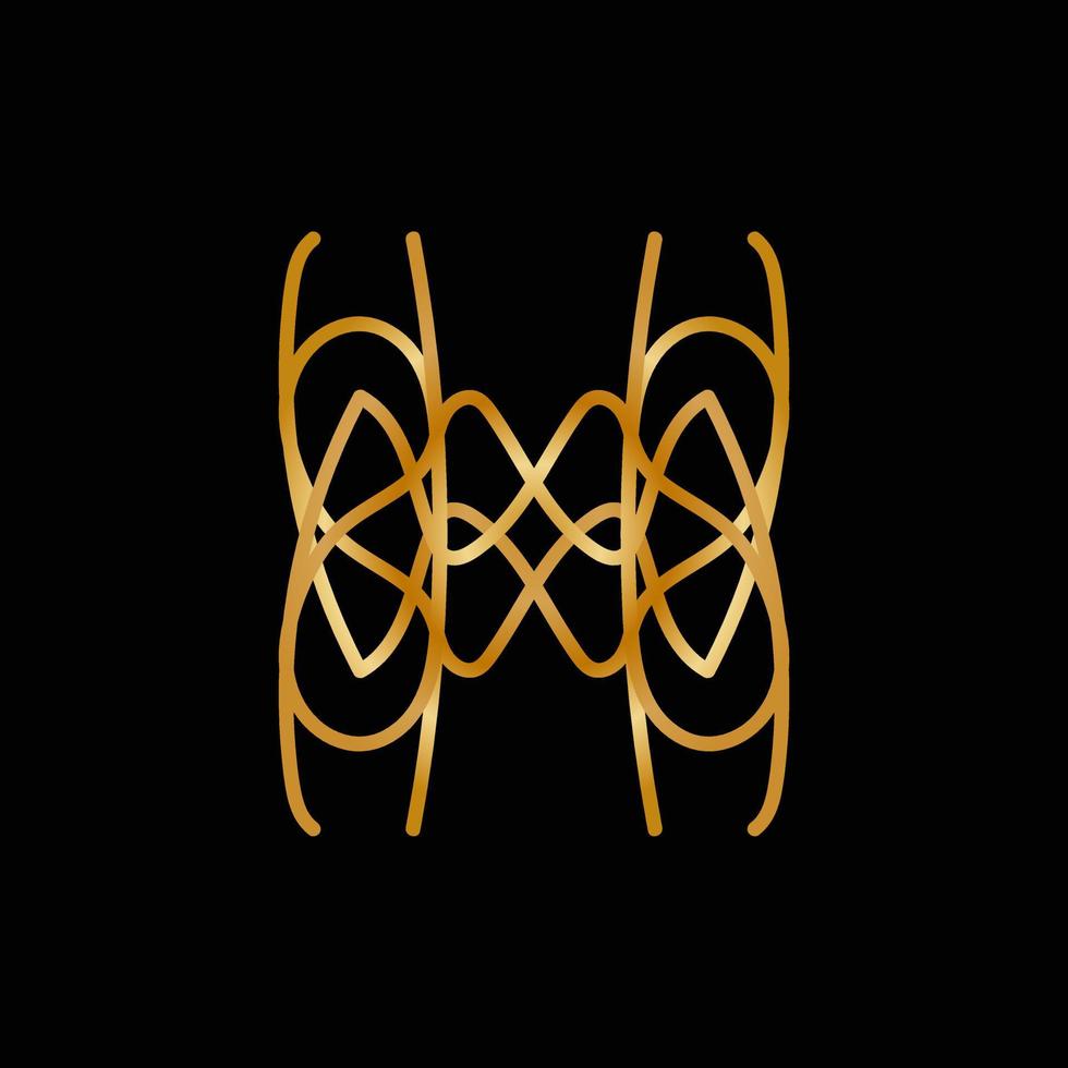 företag logotyp med abstrakt form vektor