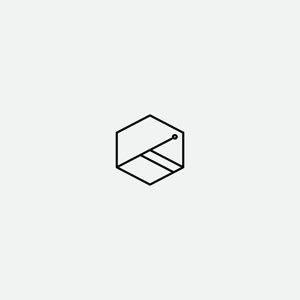 minimal logotyp design samling vektor