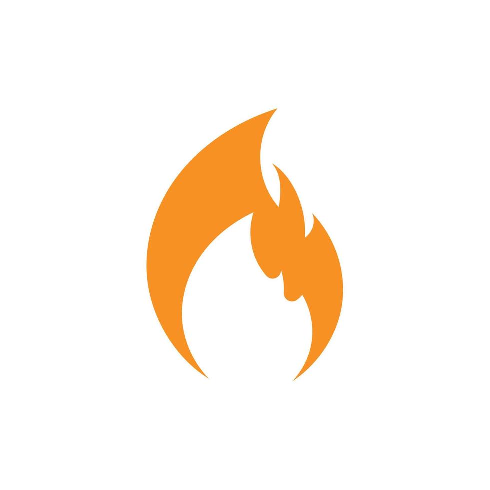 Feuer-Logo-Vektor-Symbol-Illustration vektor