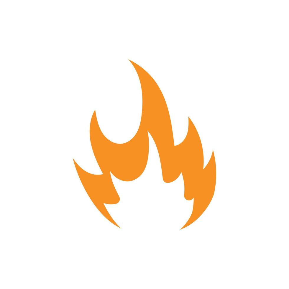 Feuer-Logo-Vektor-Symbol-Illustration vektor