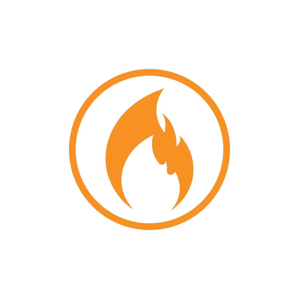 Feuer-Logo-Vektor-Symbol-Illustration vektor