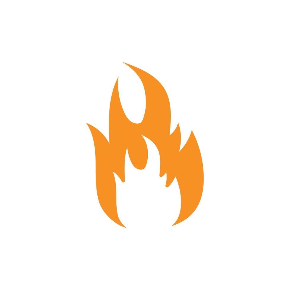 Feuer-Logo-Vektor-Symbol-Illustration vektor