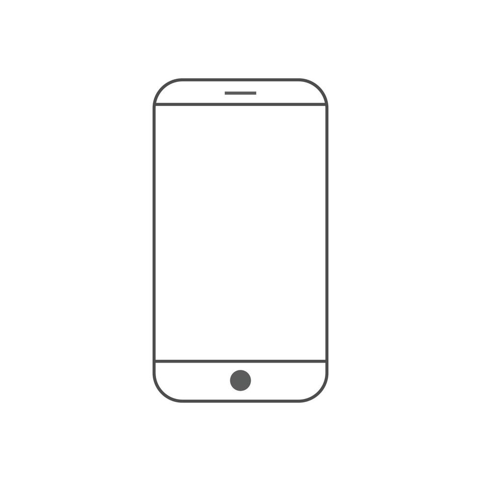 Handy, Smartphone-Symbole. telefon oder mobile zeichenvektorillustration vektor