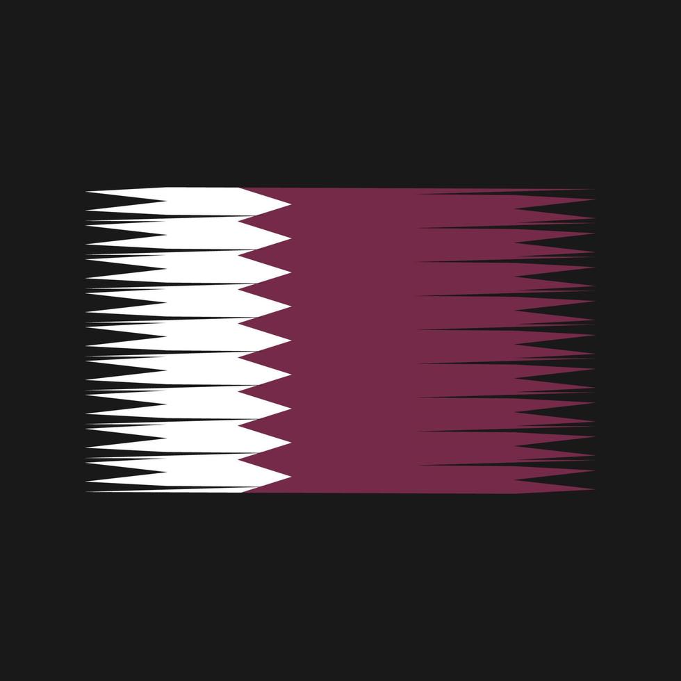 qatar flagga vektor. National flagga vektor