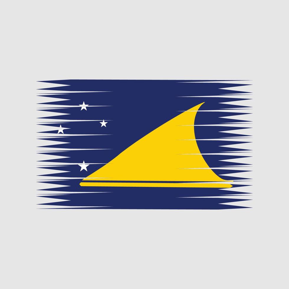 tokelau flagga vektor. National flagga vektor