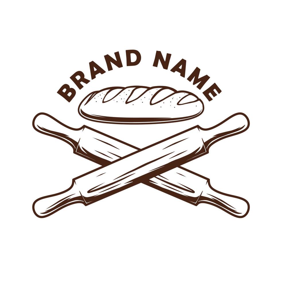 Bäckerei-Logo-Design vektor