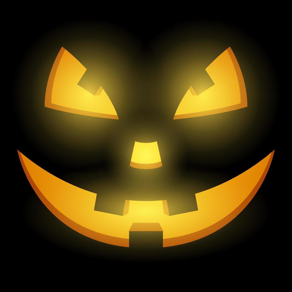 halloween pumpa ansikte, vektor illustration