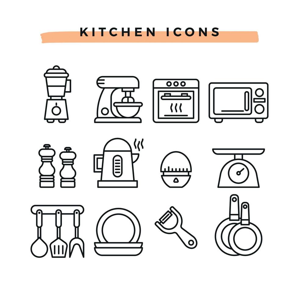 kök översikt ikon uppsättning vektor