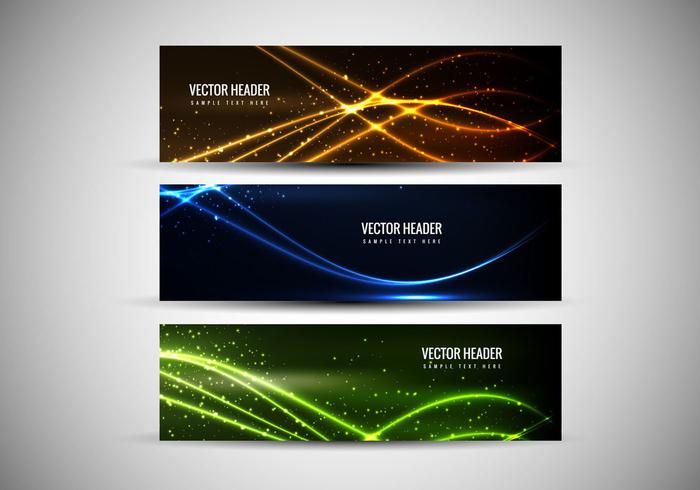 Free Vector Abstract Bunte Header