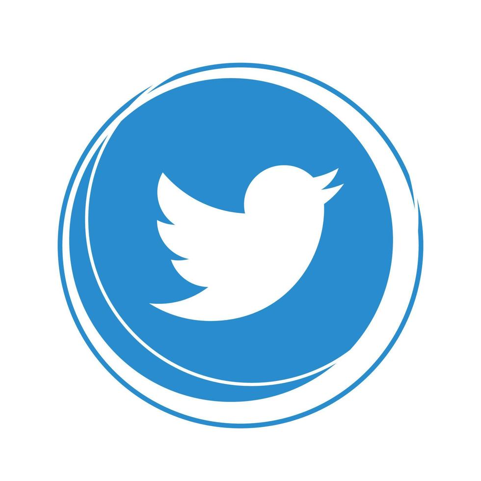 Twitter-Social-Media-Logo-Symbol-Technologie, Netzwerk. hintergrund, teilen, mögen, vektorillustration vektor