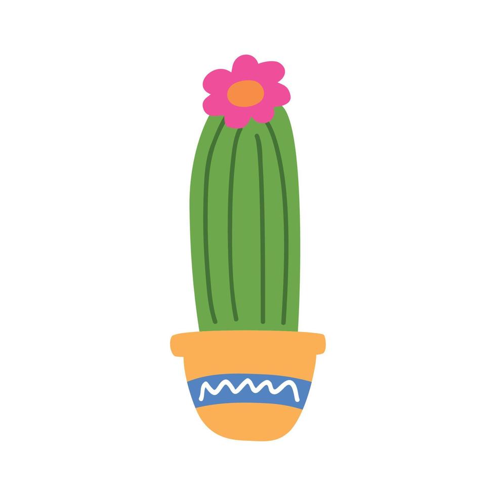kaktus växt i pott vektor