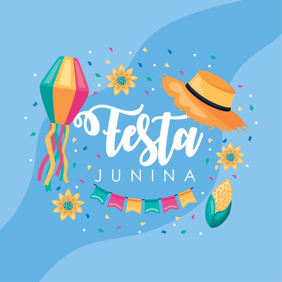 festa junina affisch vektor