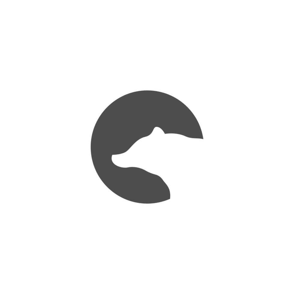 Bär Symbol Logo Design Illustration vektor