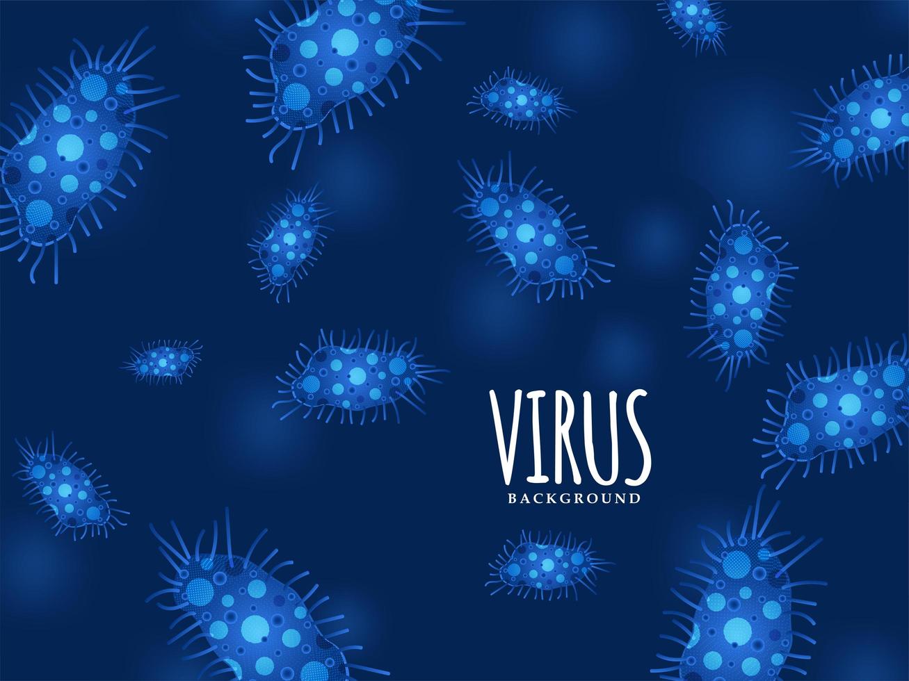 abstrakter Hintergrund der gefährlichen Viruskrankheit vektor