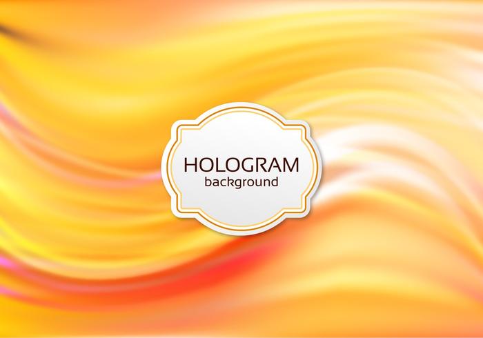 Free Vector Orange Hologramm Hintergrund