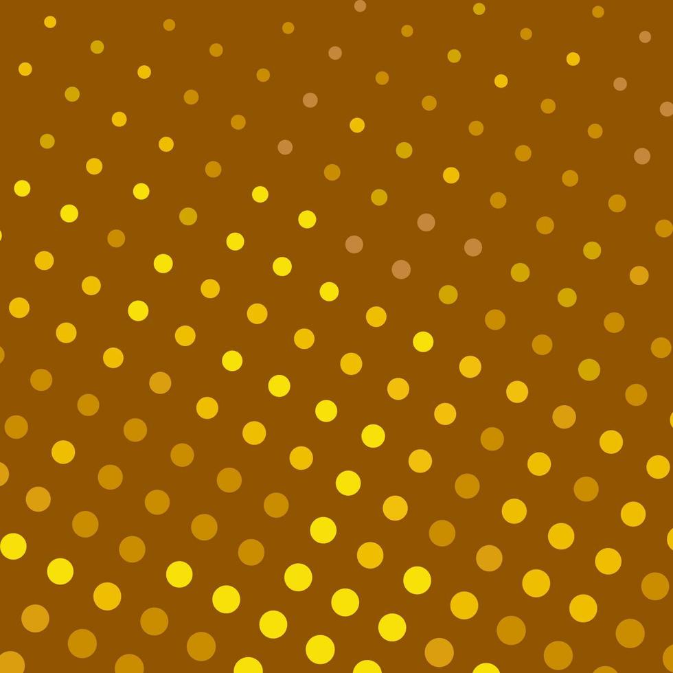bruna och gula prickar sömlösa mönster vektor