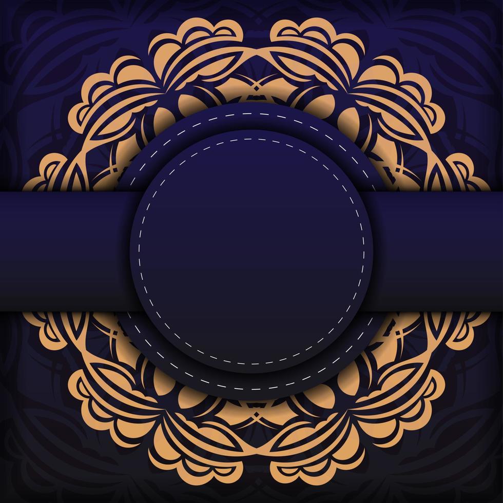eleganta lila vykort design med lyxig grekisk ornament. vektor inbjudan kort med årgång mönster.