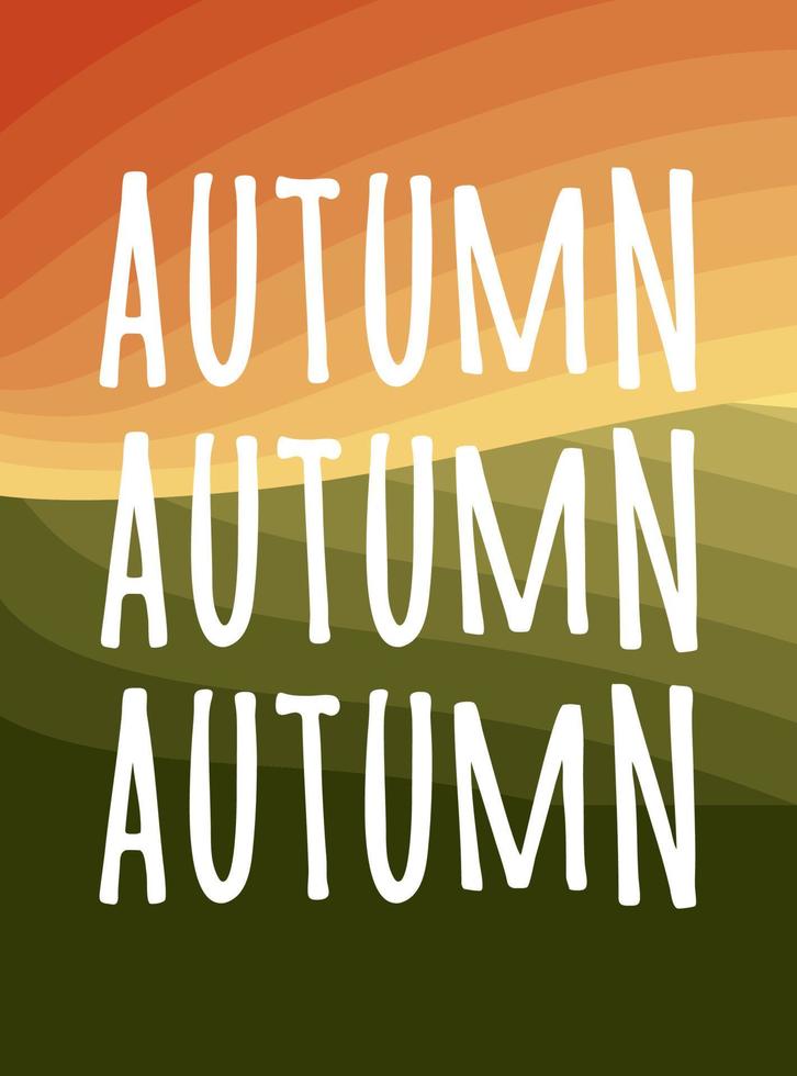 Herbstplakat Postkarte oder Hintergrund für Design, Rabatte zum Verkauf vektor