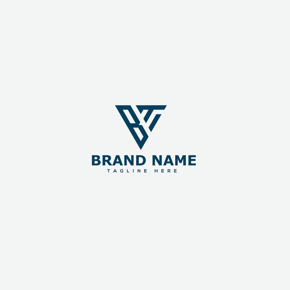 bt logotyp design mall vektor grafisk branding element.