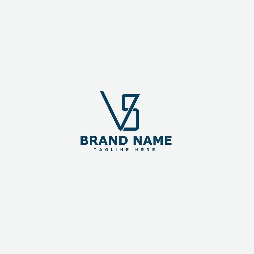 vs Logo-Design-Vorlage Vektorgrafik-Branding-Element vektor