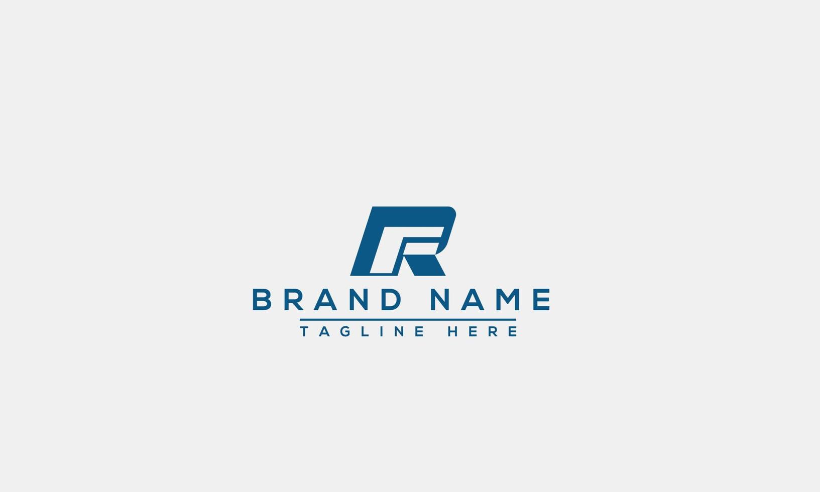 rf-Logo-Design-Vorlage, Vektorgrafik-Branding-Element vektor