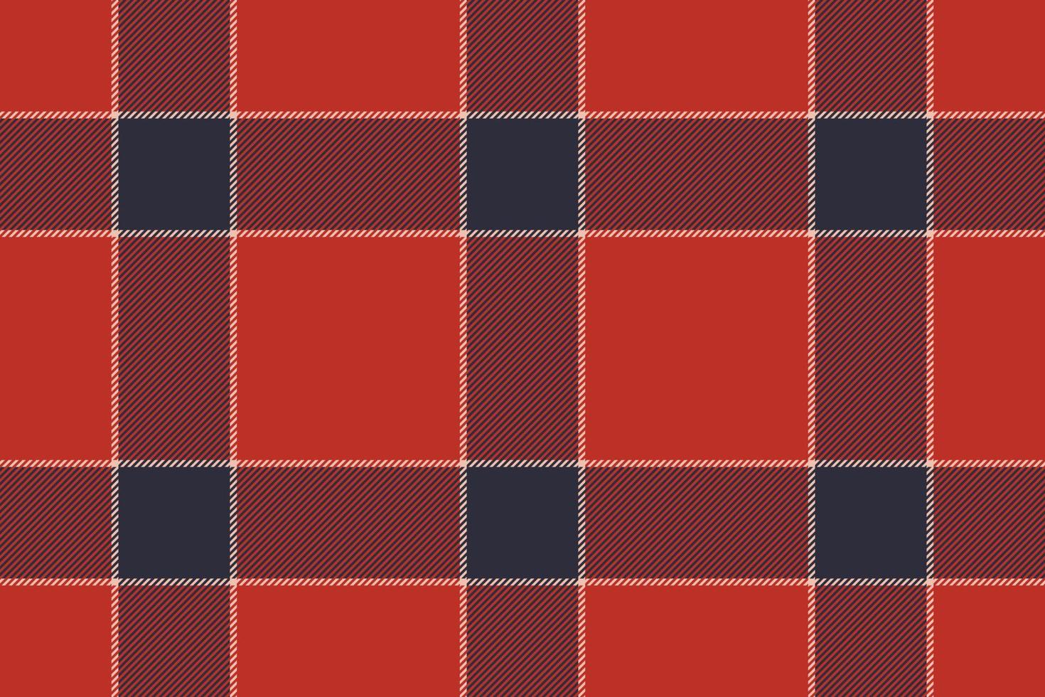 karierter Hintergrund, überprüfen Sie nahtloses Muster im Rot. vektorgewebestruktur für textildruck, geschenkpapier, geschenkkarte oder tapete. vektor