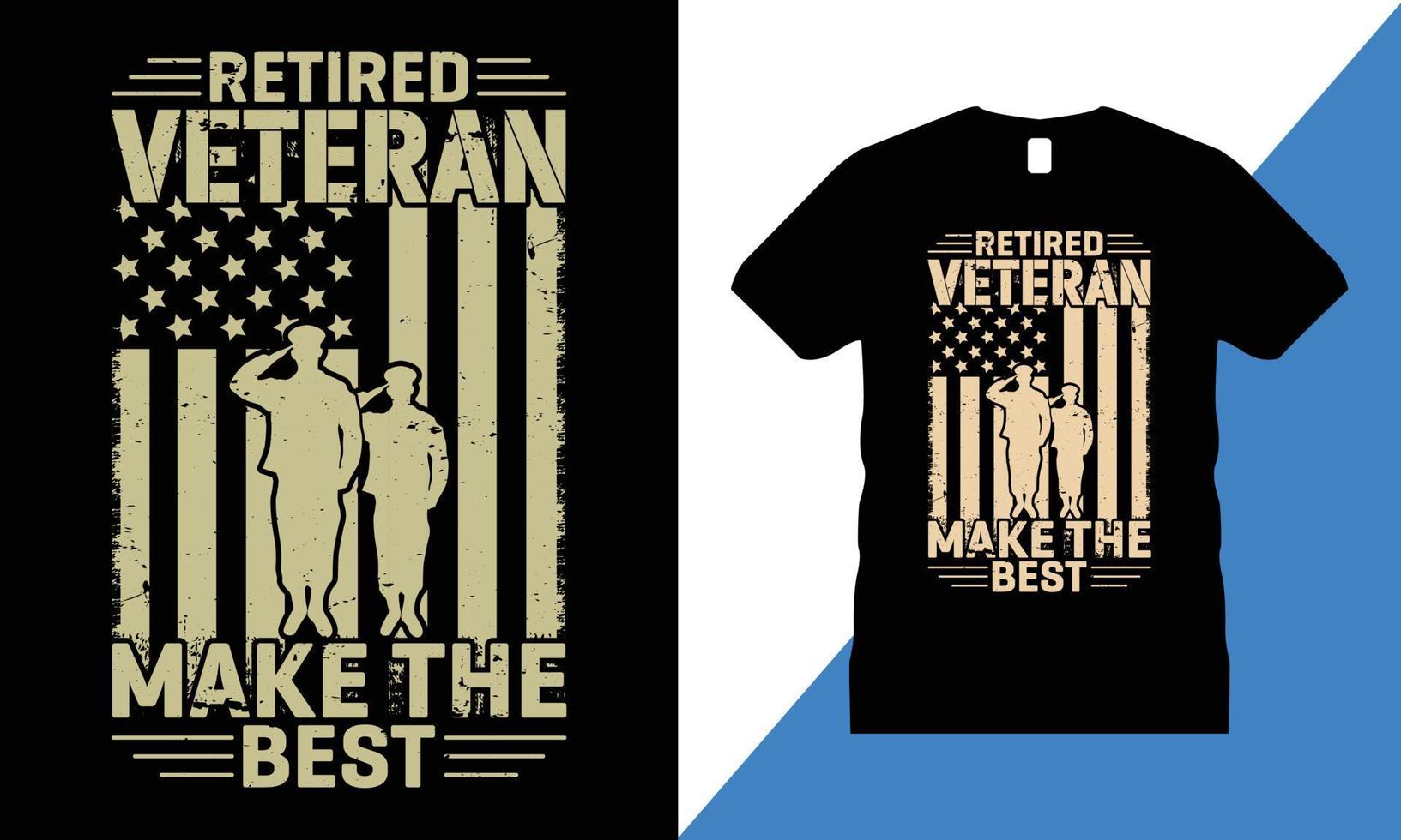 veteran- grafisk t-shirt design vektor. usa, t skjorta, militär, frihet, flagga, armé, minnesmärke, vektor