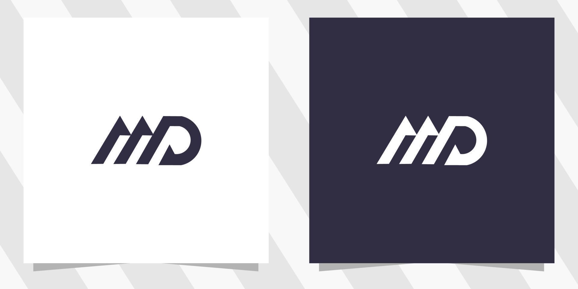 brev smp pm logotyp design mall vektor