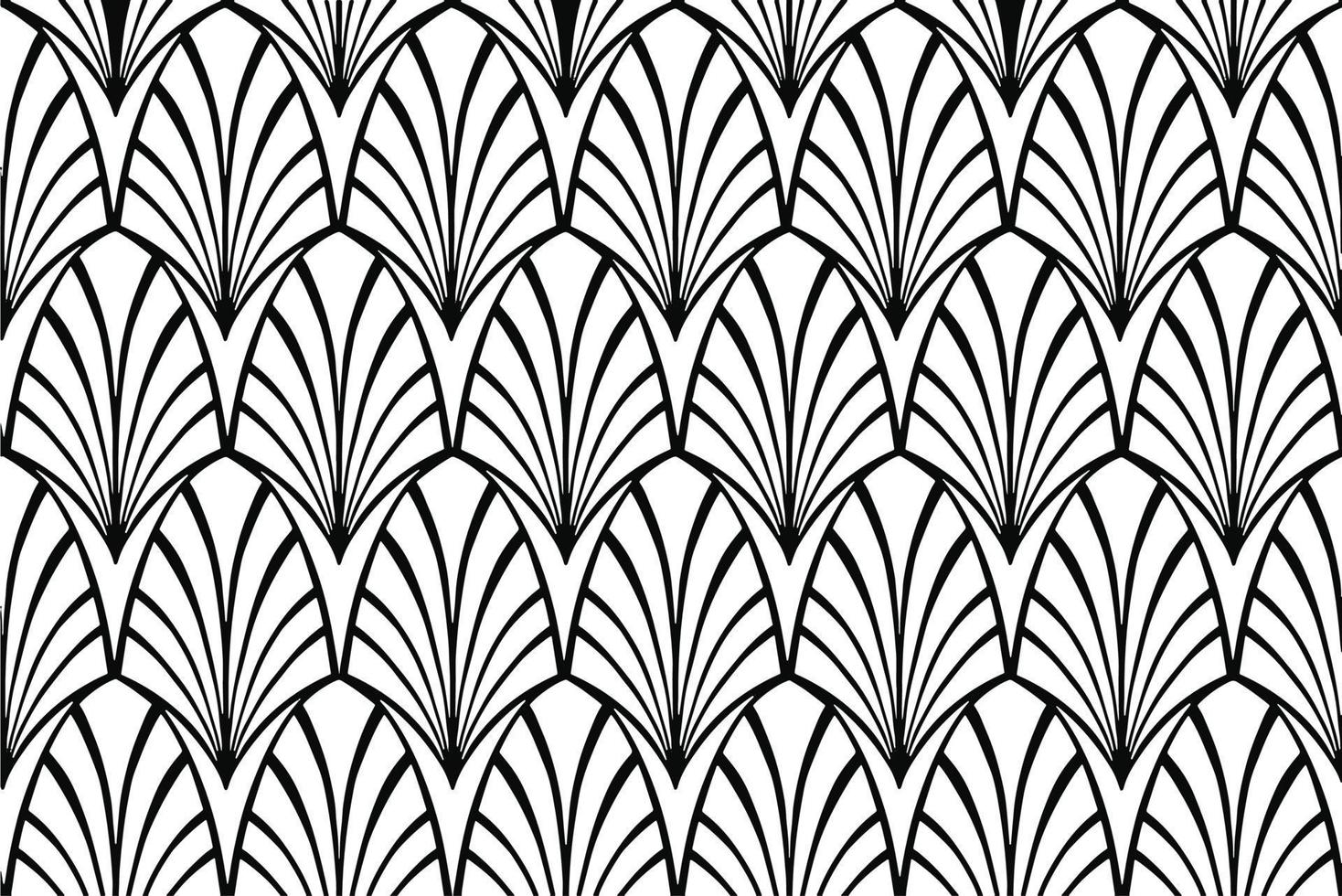 schwarz-weißes rhythmisches nahtloses Muster-Ornament-Textil vektor