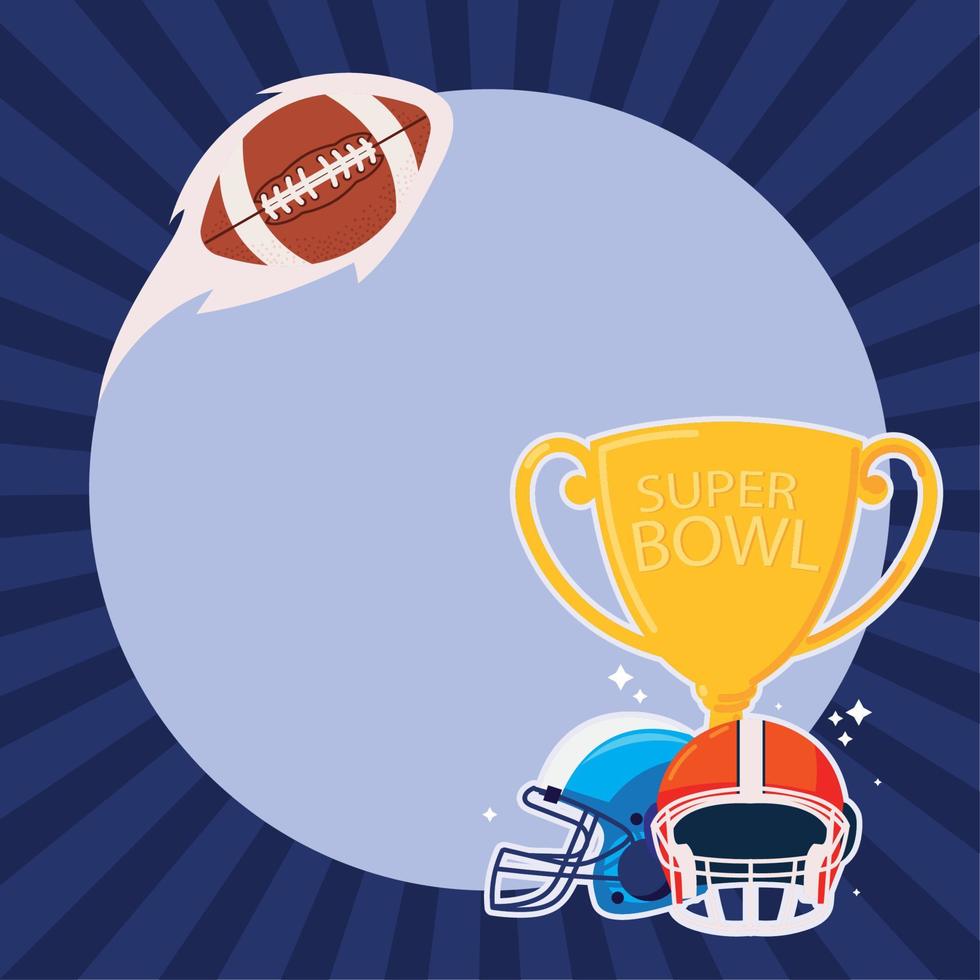 Superbowl American Football vektor