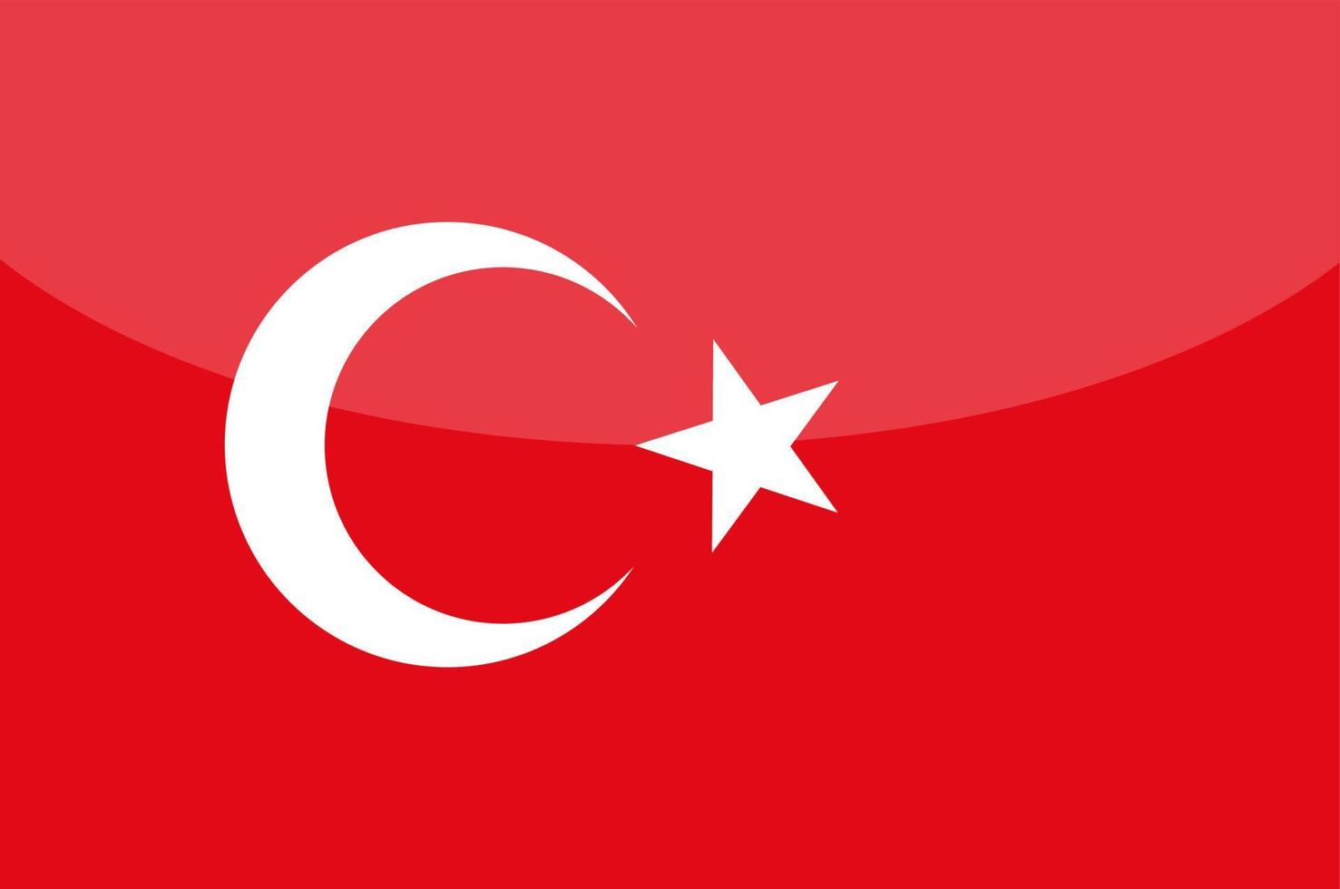 Türkische Flagge Vektor handgezeichnet, Türkische Lira Vektor handgezeichnet