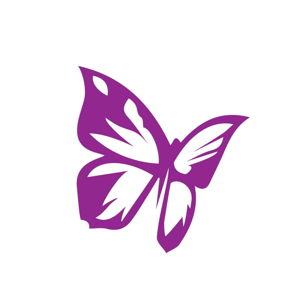 Schönheit Schmetterling Logo Vorlage Vektor Icon Design