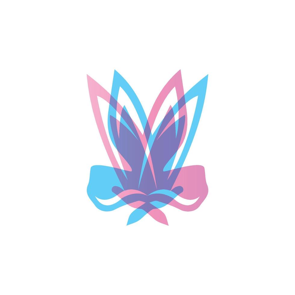 Schönheit Schmetterling Logo Vorlage Vektor Icon Design