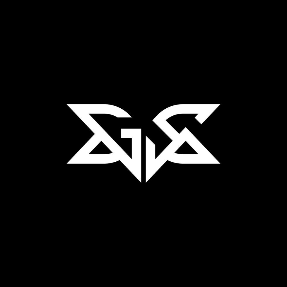 Gs Letter Logo kreatives Design mit Vektorgrafik, gs einfaches und modernes Logo. vektor