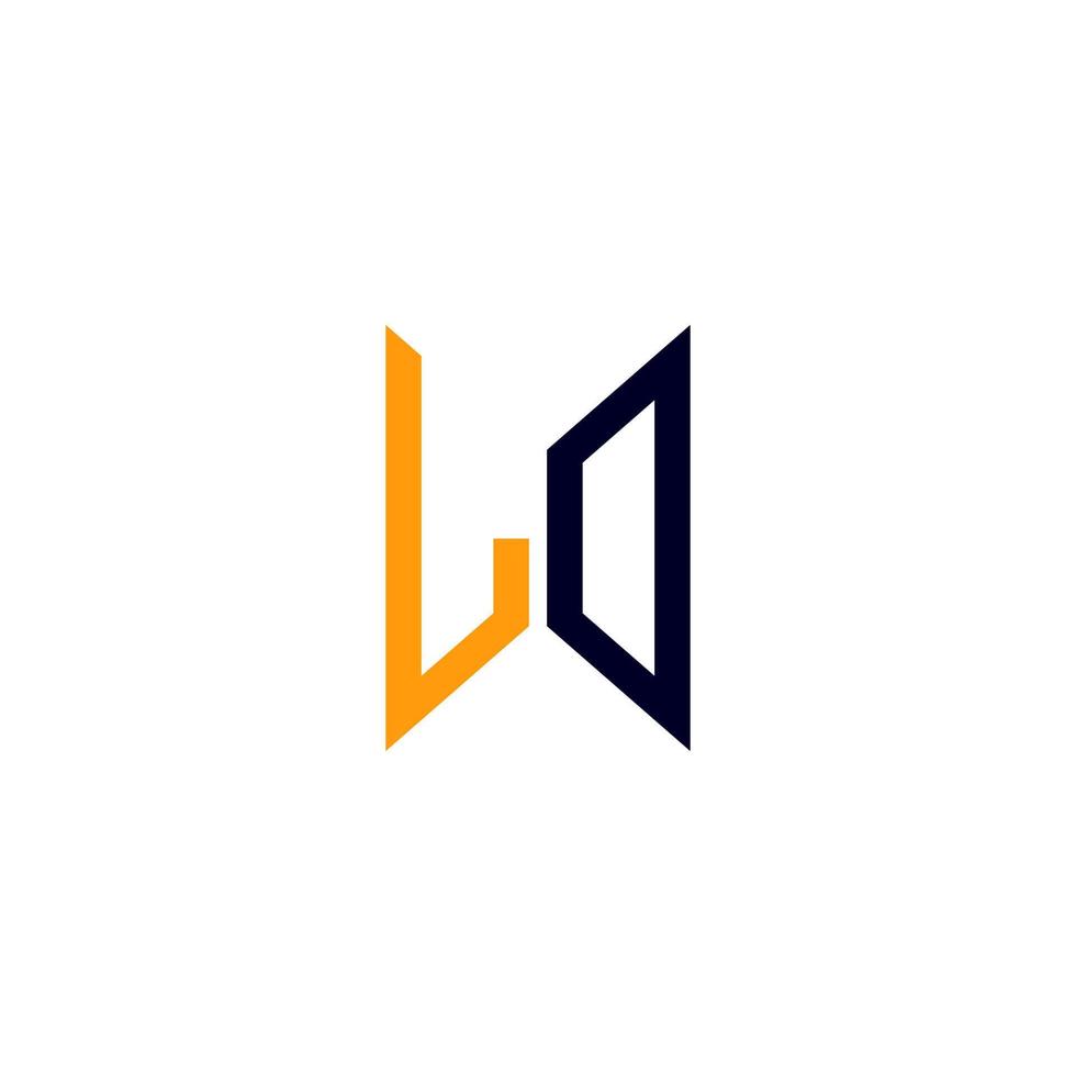 ld brev logotyp kreativ design med vektor grafisk, ld enkel och modern logotyp.