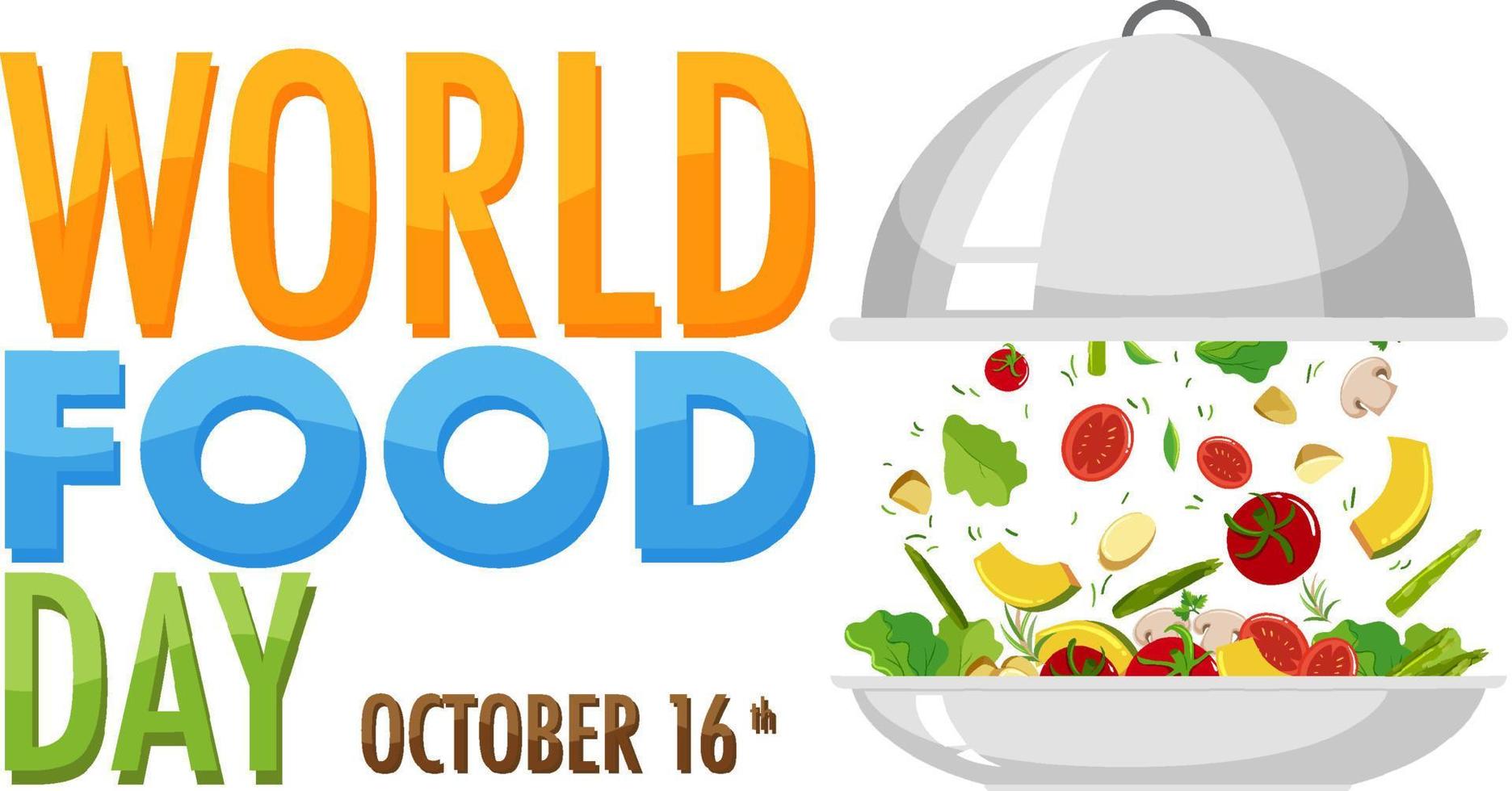 World Food Day banner design vektor