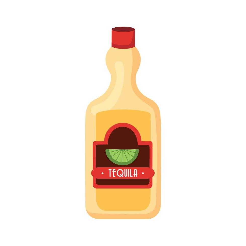 mexikanische Tequila-Flasche vektor