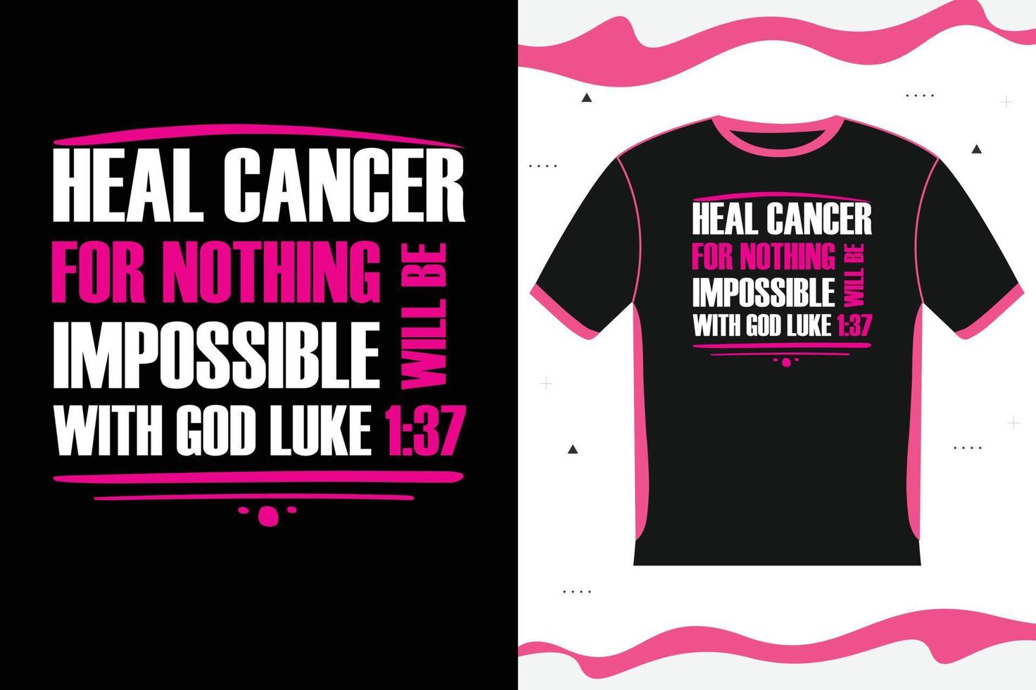 bröst cancer medvetenhet t-shirt design text vektor