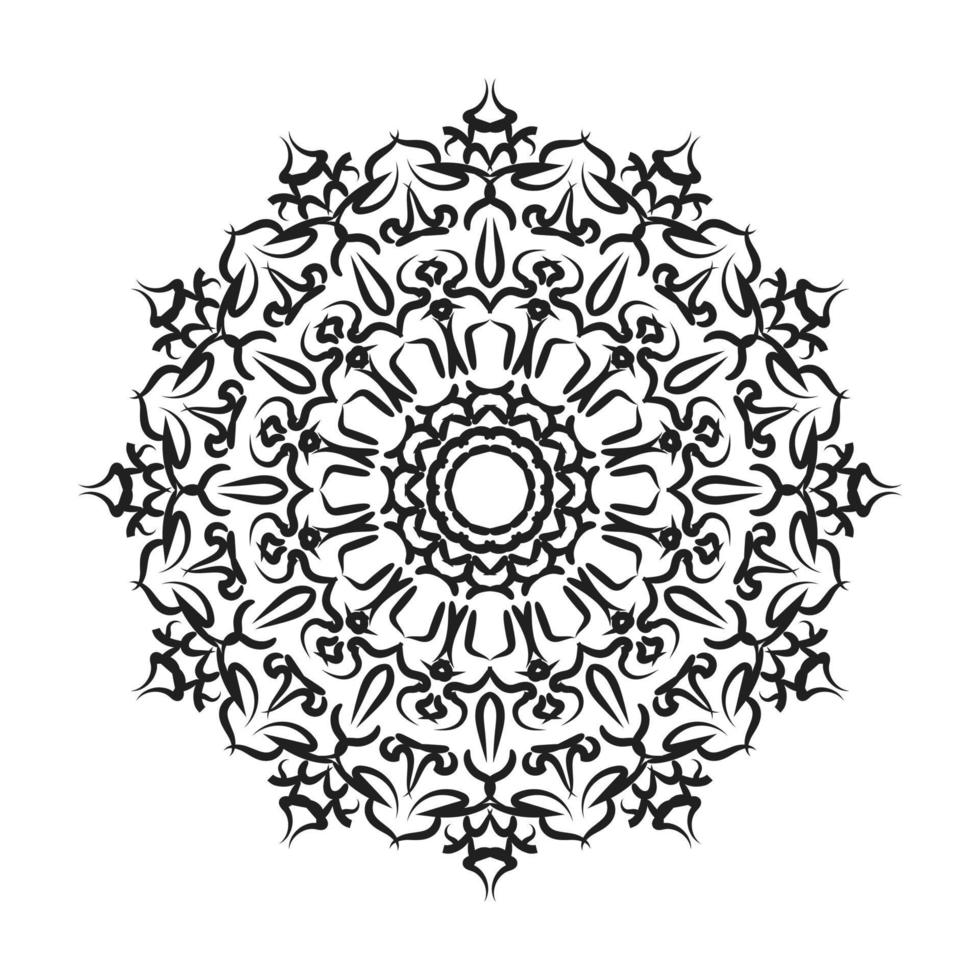 handgezeichnetes Mandala. dekoration in ethnischer orientalischer gekritzelverzierung. vektor