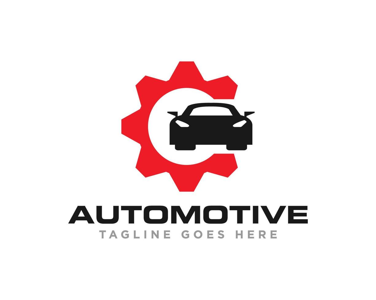 Auto-Service-Logo-Design-Vektor vektor