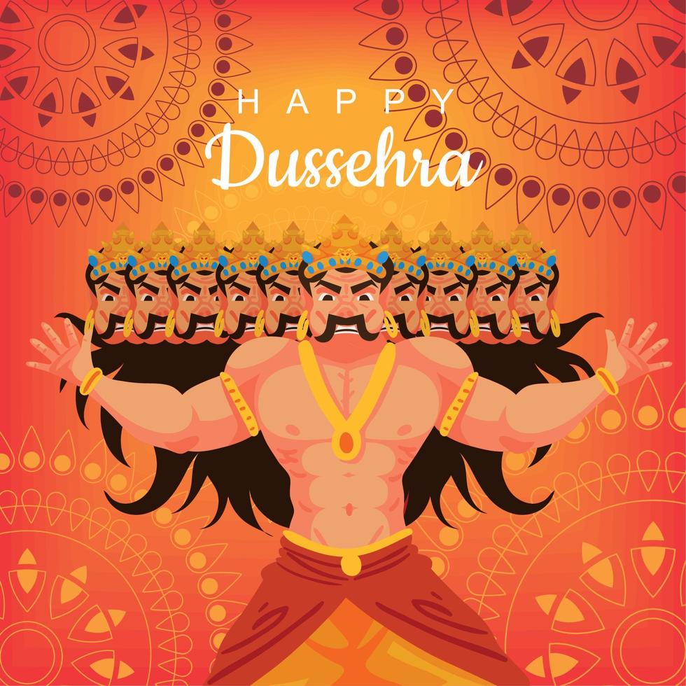 Frohen Dussehra-Tag vektor