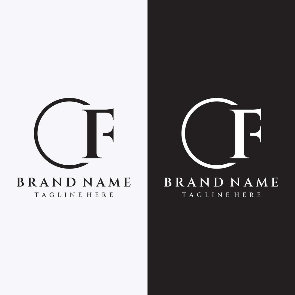 logotyp design abstrakt mall element första brev f geometrisk form. minimalistisk och modern f logotyp design. logotyp kan vara Begagnade för branding och företag kort. vektor