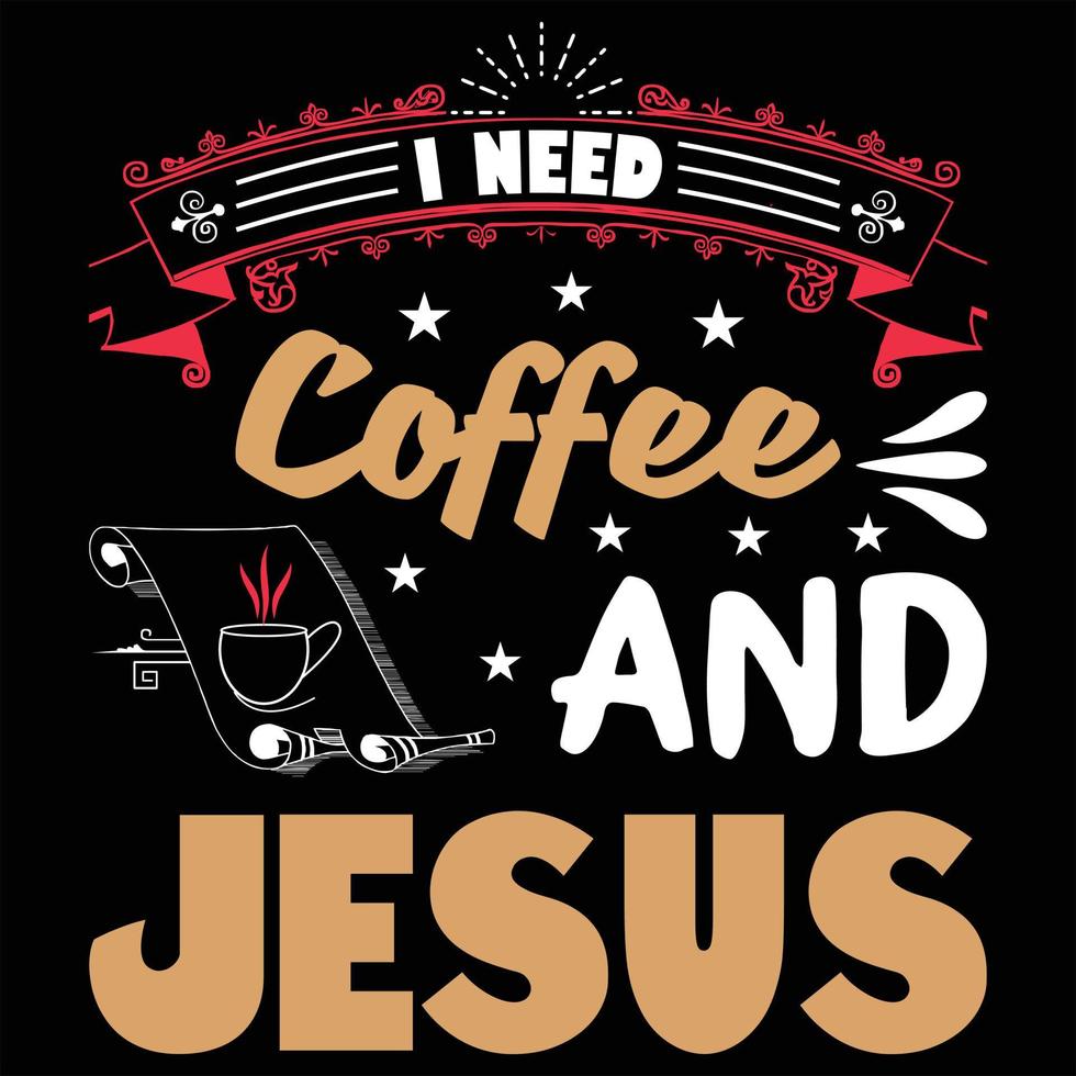 das beste Weihnachtskaffee-T-Shirt vektor