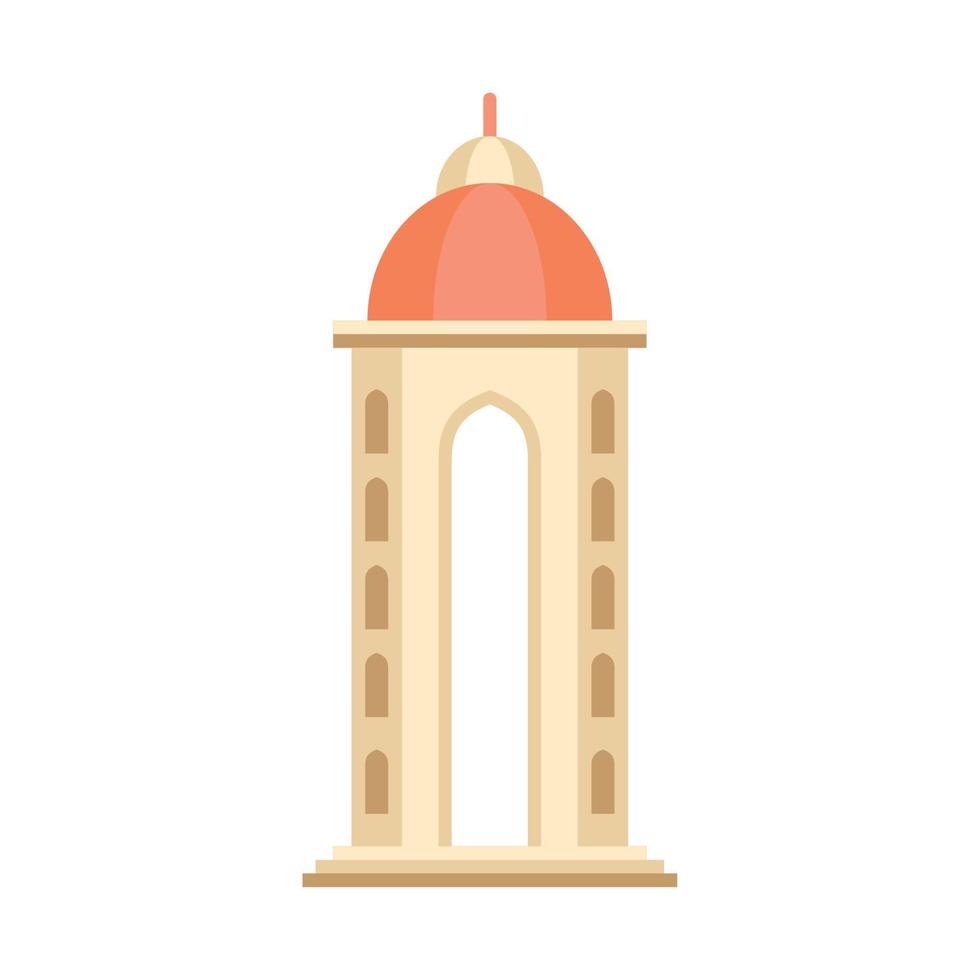indisk moské tempel torn vektor