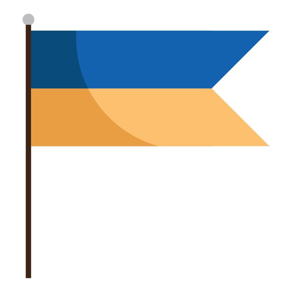 ukraina Land flagga vektor