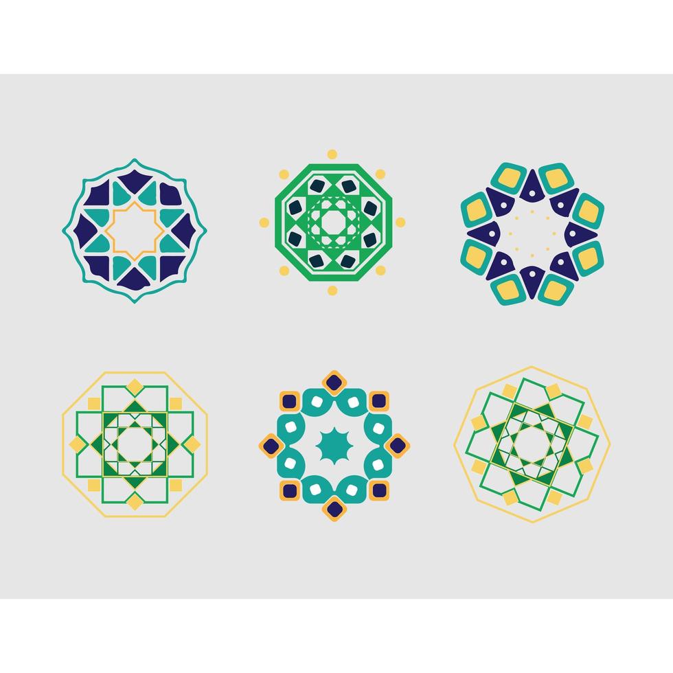 ramadhan islamiska mönster prydnad vektor