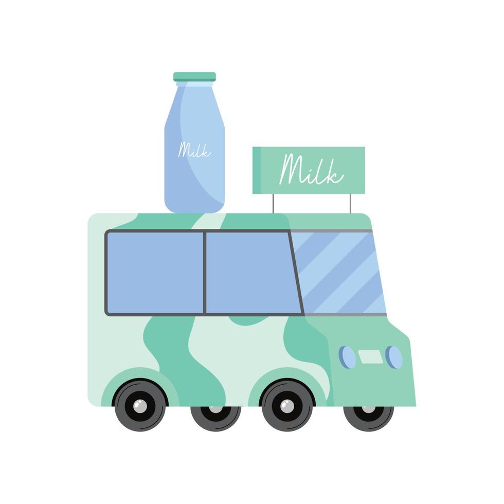 Milchgetränkewagen vektor